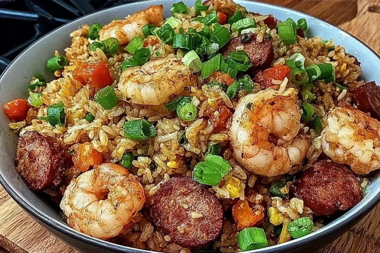 Shrimp Sausage Dirty Rice Recipe