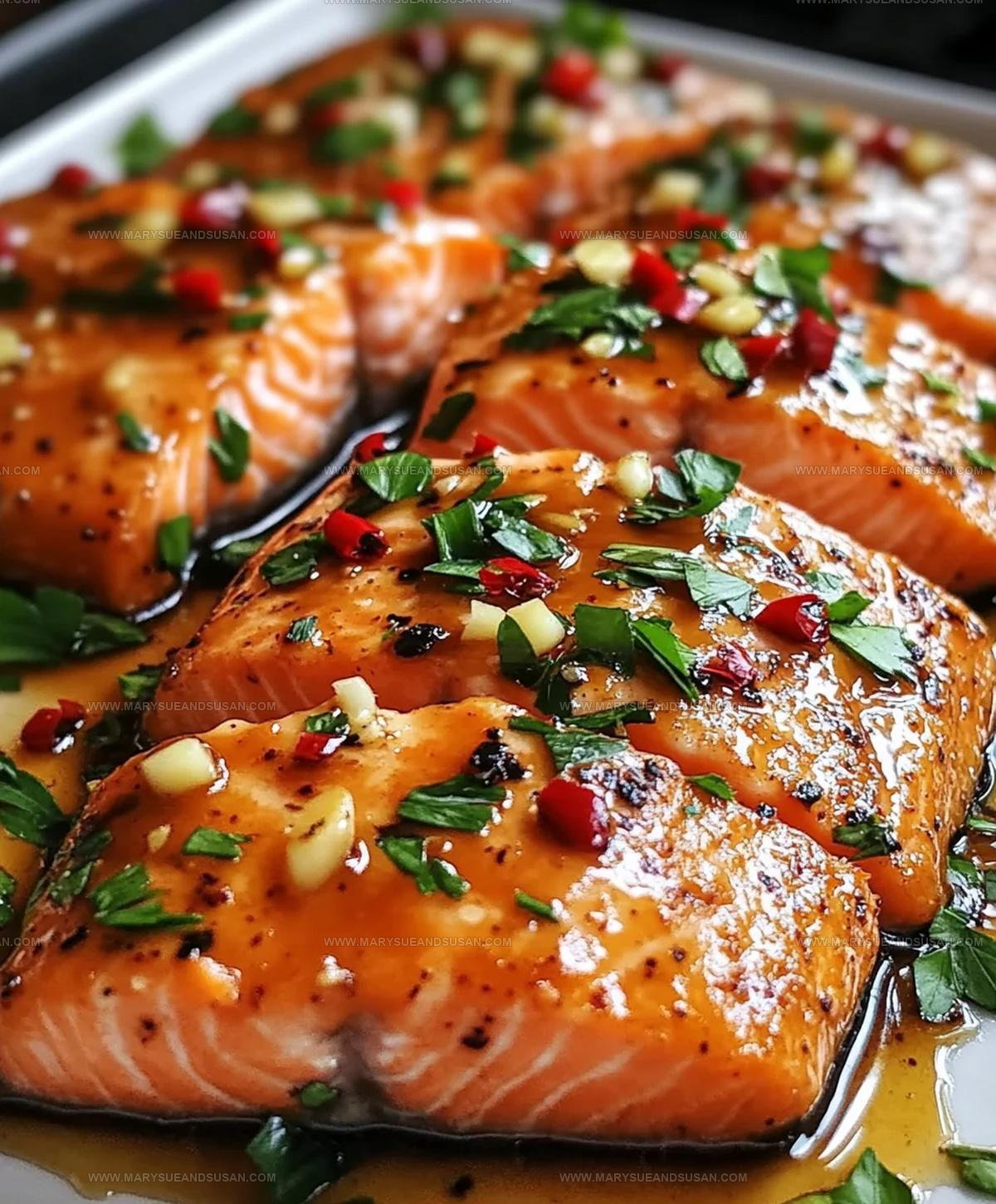 Oven Roasted Hot Honey Salmon Recipe