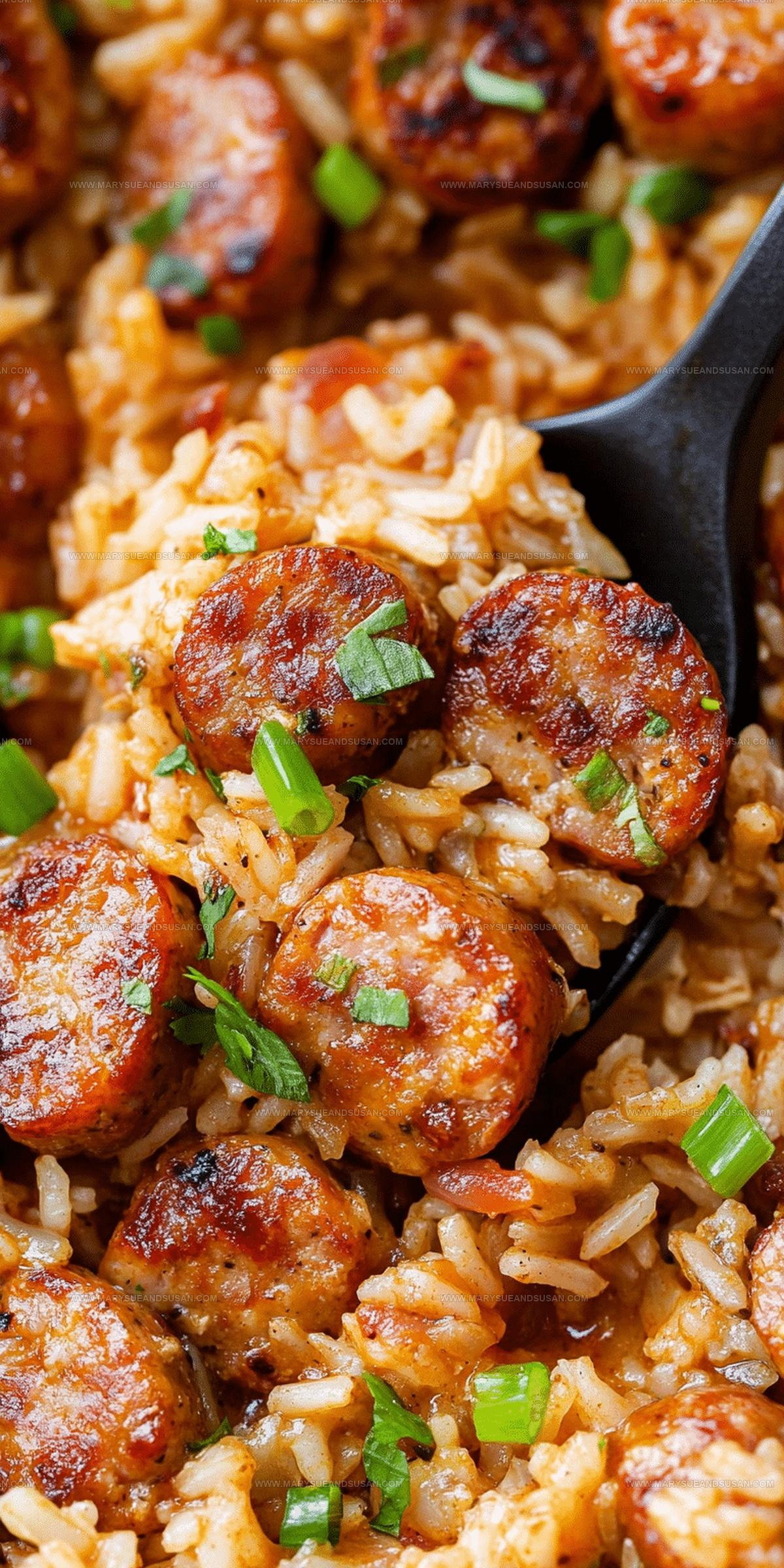 One Pan Cajun Chicken Sausage Rice Recipe