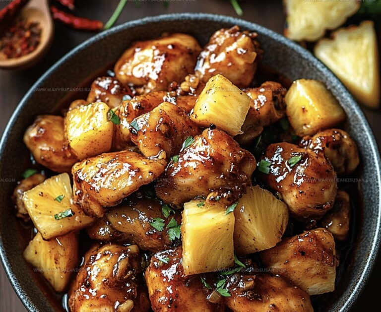 Bold Spicy Pineapple Brown Sugar Chicken Recipe