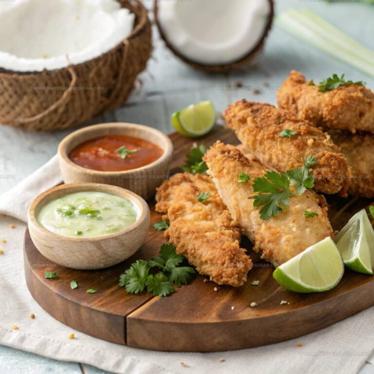 Golden Coconut Crusted Chicken Tenders Recipe