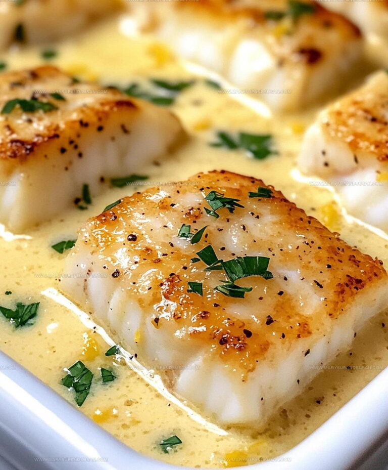 Baked Cod Coconut Lemon Cream Sauce Recipe