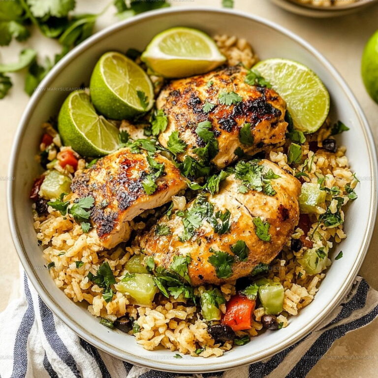 Simple Cilantro Lime Chicken and Rice Recipe