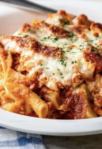 Chicken Parmesan Pasta Casserole Recipe