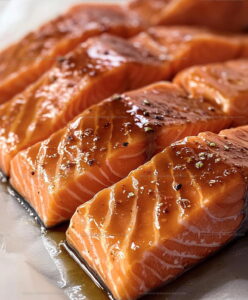 Oven Glazed Honey Salmon Recipe