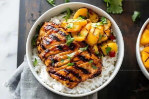 Tropical Hawaiian Chicken with Coconut Rice Recipe