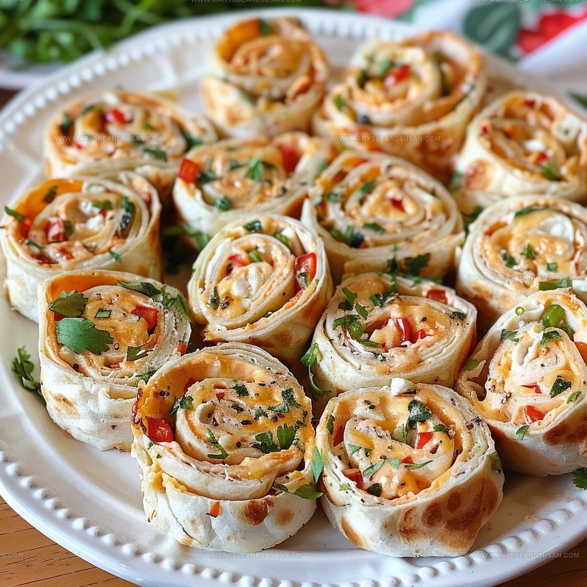 Easy Mexican Chicken Pinwheels Recipe