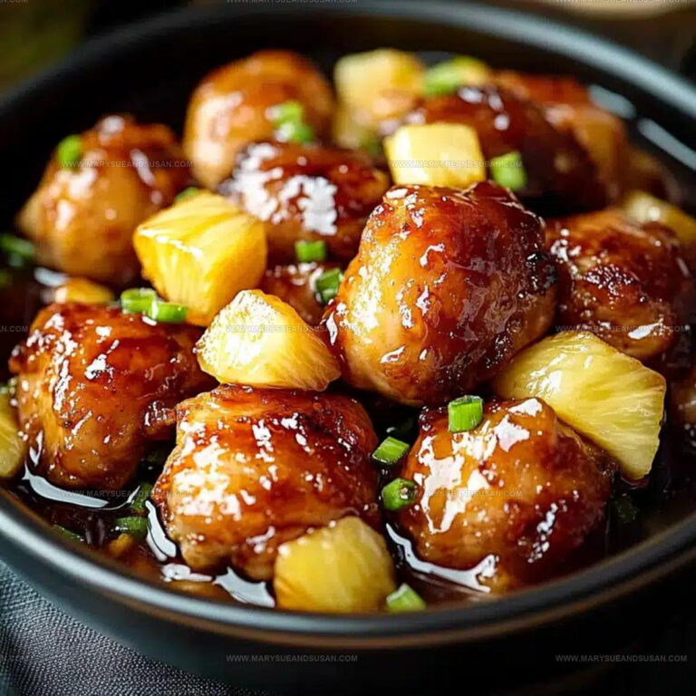 Sweet Glazed Pineapple Chicken Recipe