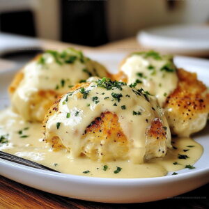 Tender Chicken Pillows Parmesan Sauce Recipe