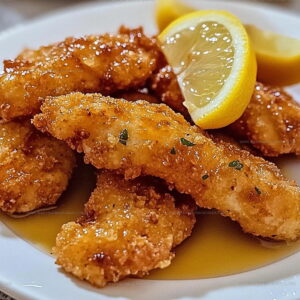 Crispy Honey Lemon Chicken Tenders Recipe