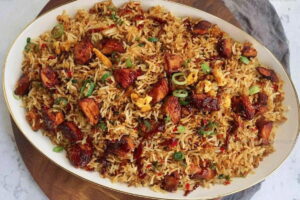 BBQ Chicken Fried Rice Recipe