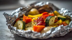 Flavor-Packed Foil Chicken & Veggie Dinner Recipe