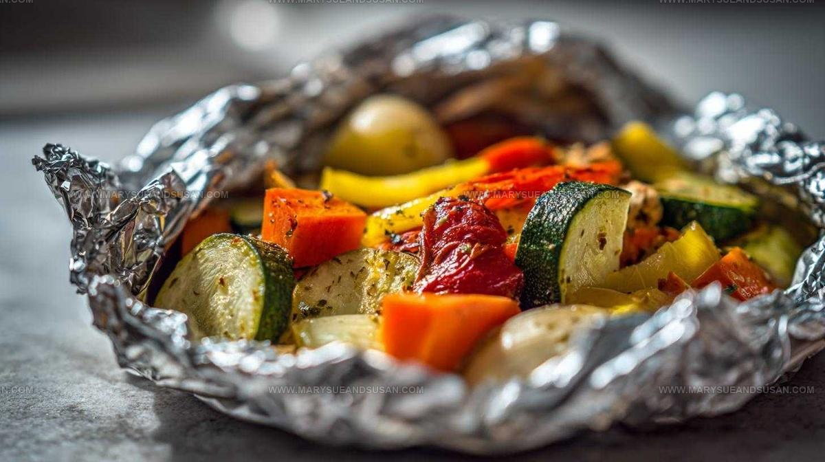 Flavor-Packed Foil Chicken & Veggie Dinner Recipe