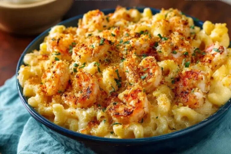 Garlic Shrimp Mac and Cheese Recipe