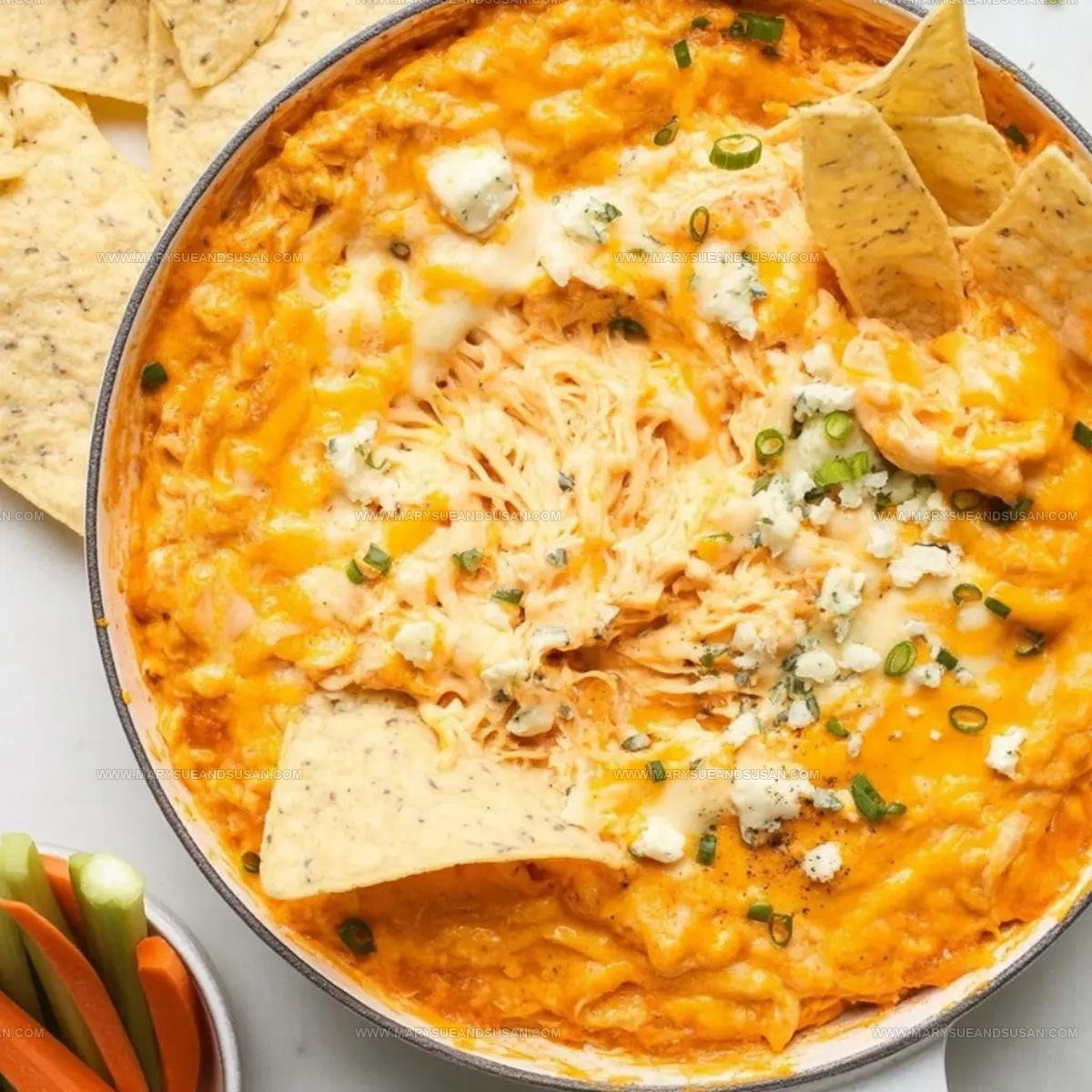 Oven-Baked Buffalo Chicken Dip Recipe