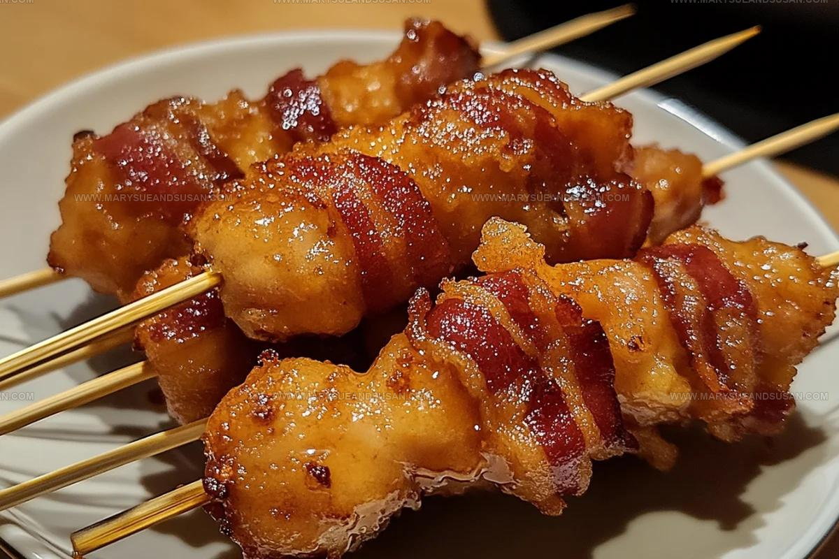Sweet Maple Bacon Chicken Pops Recipe