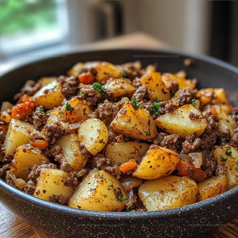 Hearty Ground Beef and Potato Hobo Casserole Recipe