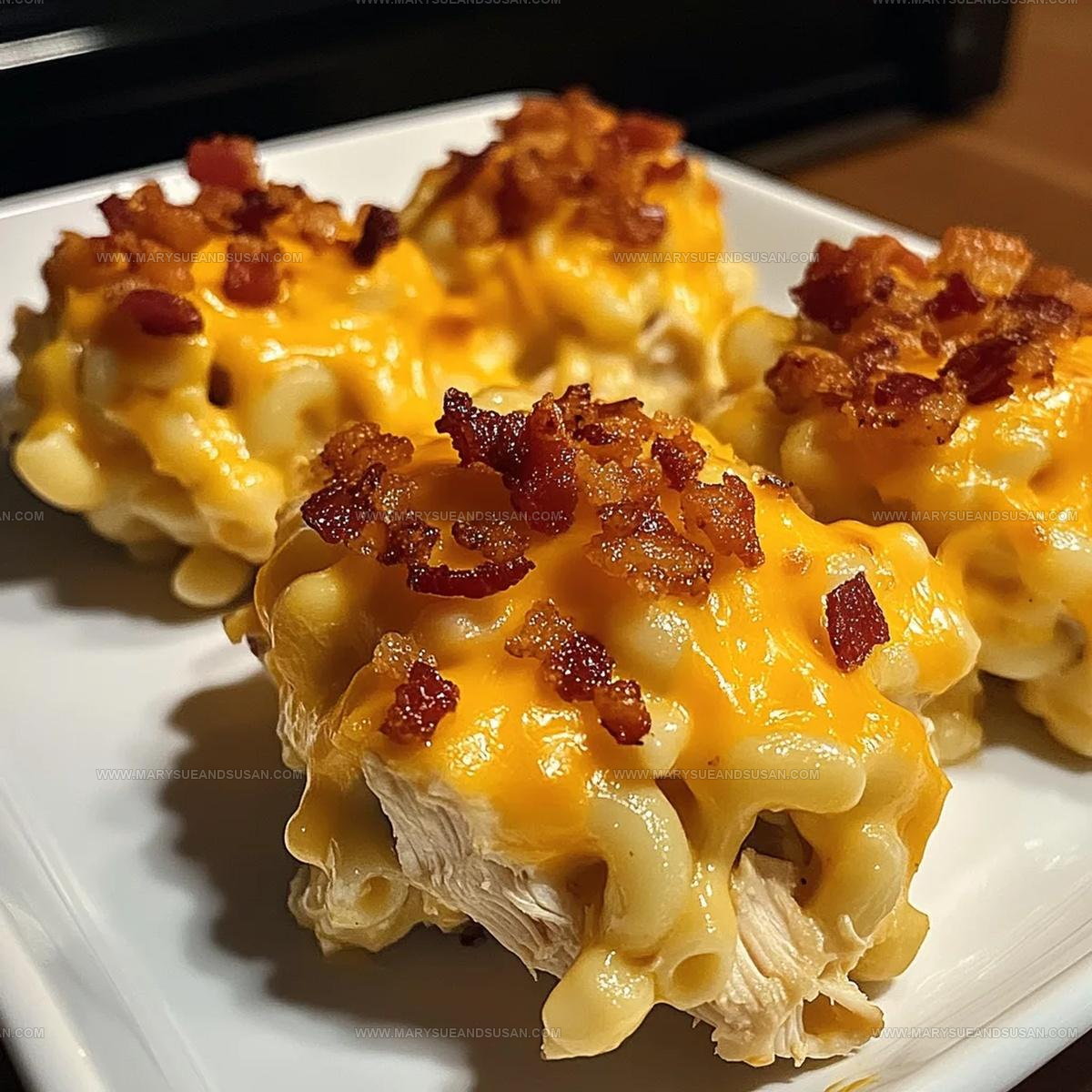 Bacon Ranch Chicken Mac Cheese Bombs Recipe