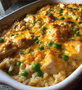 Cheesy Chicken And Rice Recipe