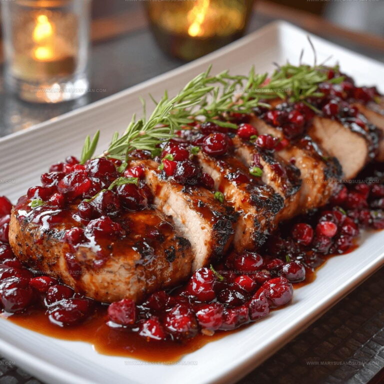Cranberry Glazed Pork Tenderloin Recipe