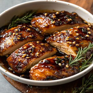 Glazed Balsamic Fig Chicken Thighs Recipe