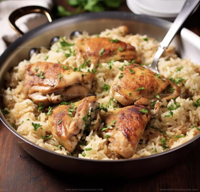 Chicken with Garlic Parmesan Rice Recipe