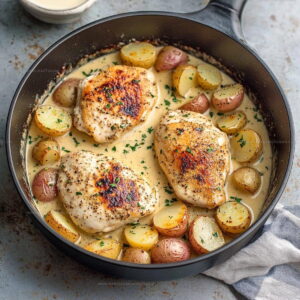 Chicken And Potatoes With Dijon Cream Sauce Recipe