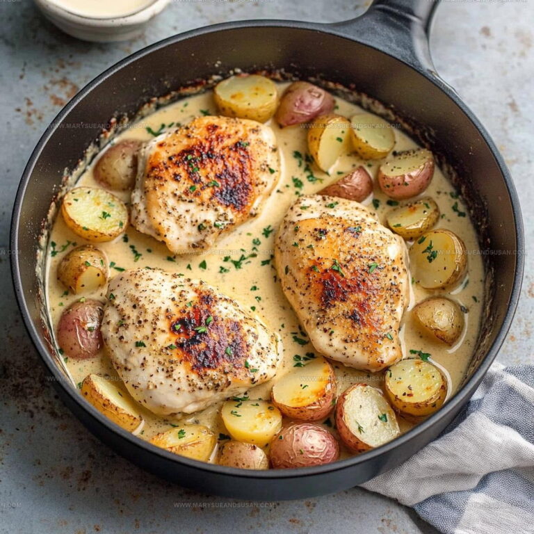 Chicken And Potatoes With Dijon Cream Sauce Recipe