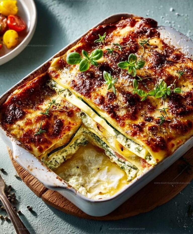 Courgette Parma Ham Lasagne Recipe