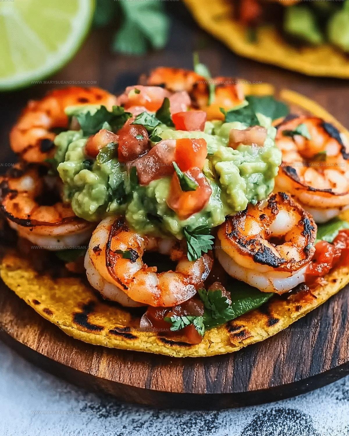 Grilled Shrimp Tostadas Recipe
