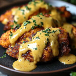 Oktoberfest Pretzel Chicken Cheddar Sauce Recipe