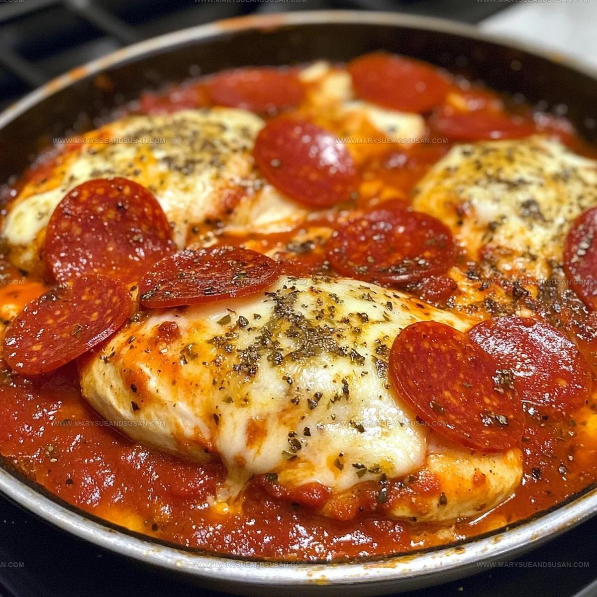 One Pan Pizza Chicken Recipe