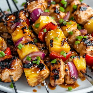 Hawaiian Chicken Kabobs Recipe
