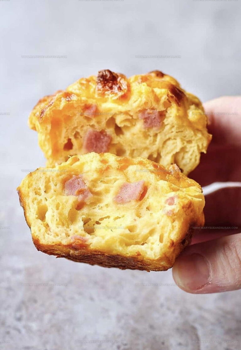 Savory Ham and Cheese Muffins Recipe