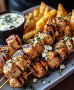 Tzatziki Chicken Skewers Recipe