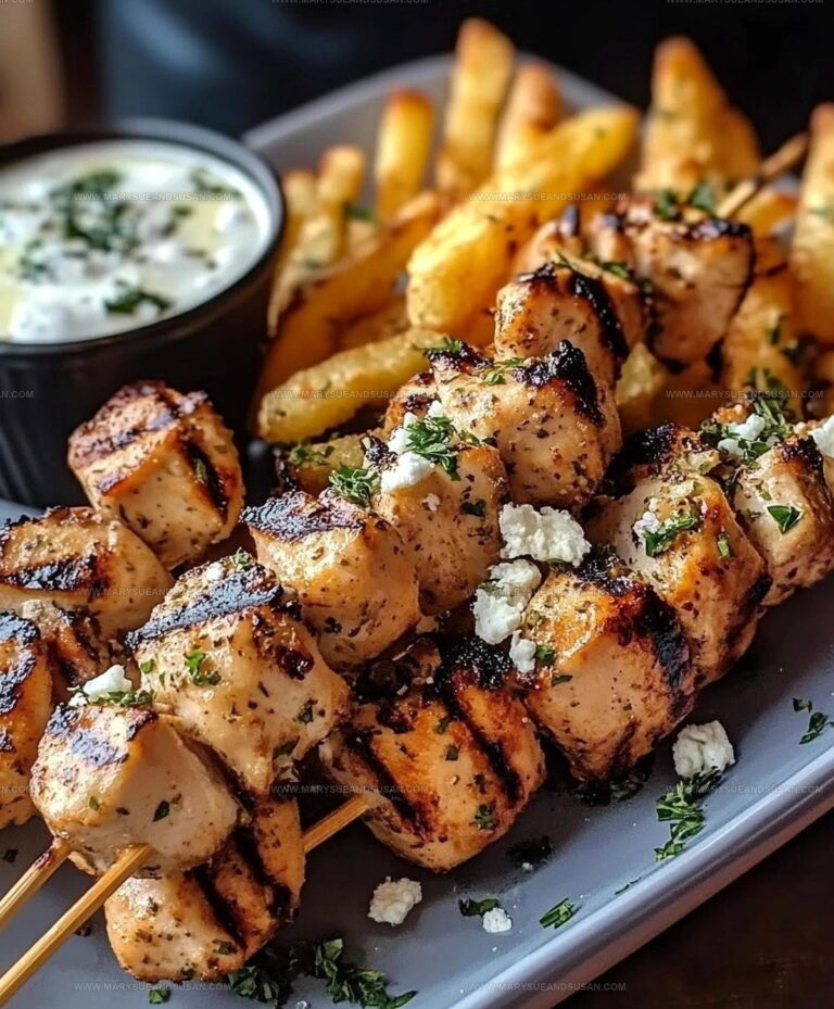 Tzatziki Chicken Skewers Recipe