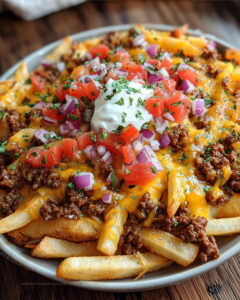 Loaded Cheese Fries Beef Recipe