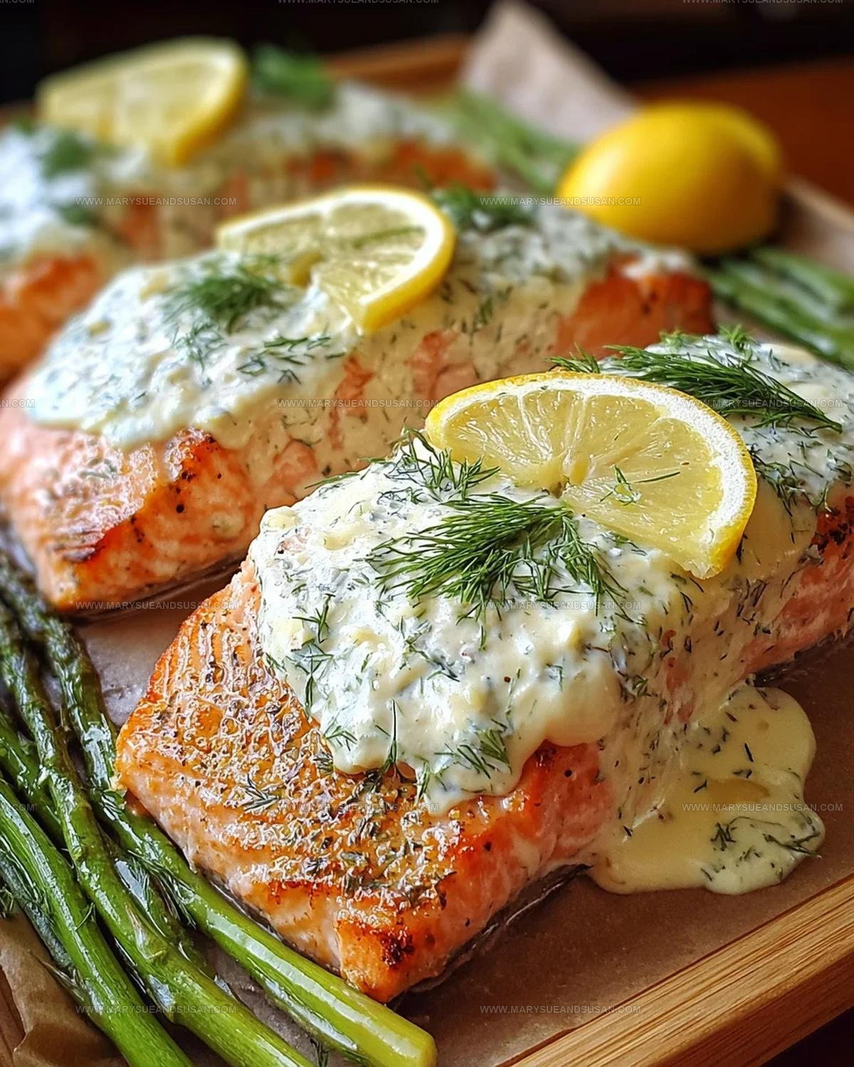 Creamy Lemon Dill Salmon Recipe