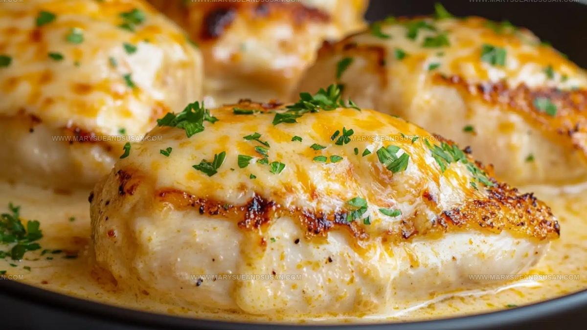 Rich Smothered Cheesy Sour Cream Chicken Recipe