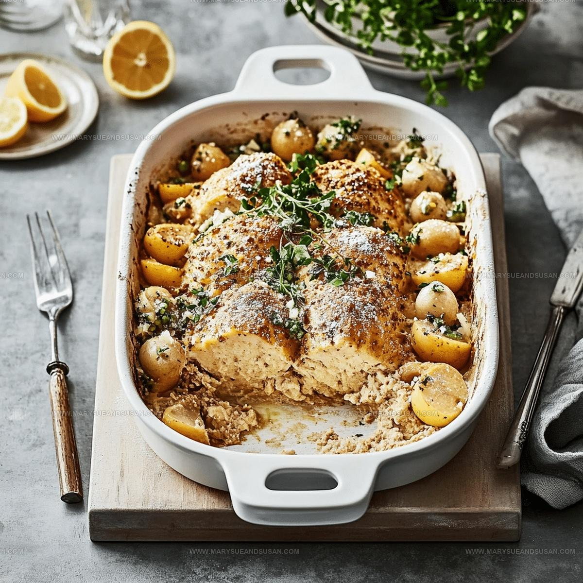 Creamy Cod and Potatoes in Rosemary Sauce Recipe