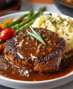 Hamburger Steak Brown Gravy Recipe