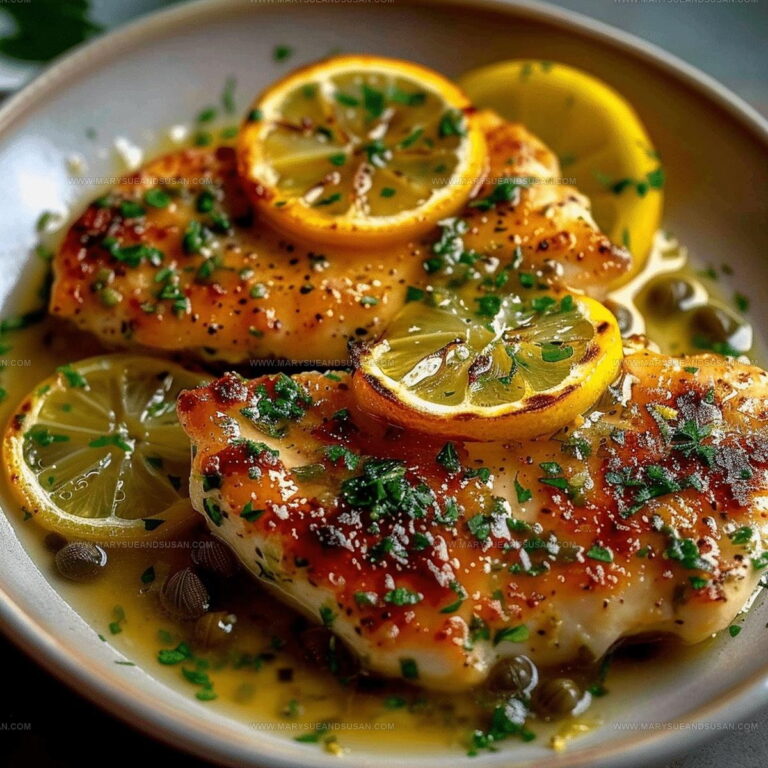 Zesty Chicken Piccata with Lemon Caper Sauce Recipe