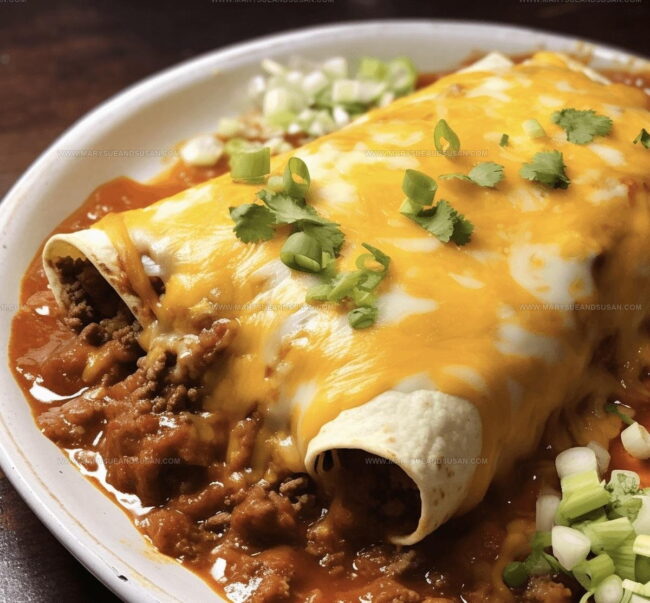 Cooking Method for Beef Enchiladas