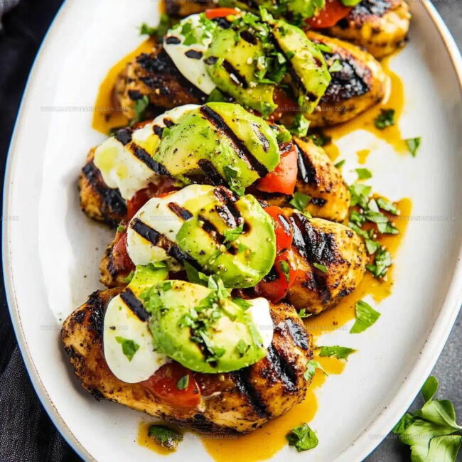 Grilled California Avocado Chicken Cooking Method