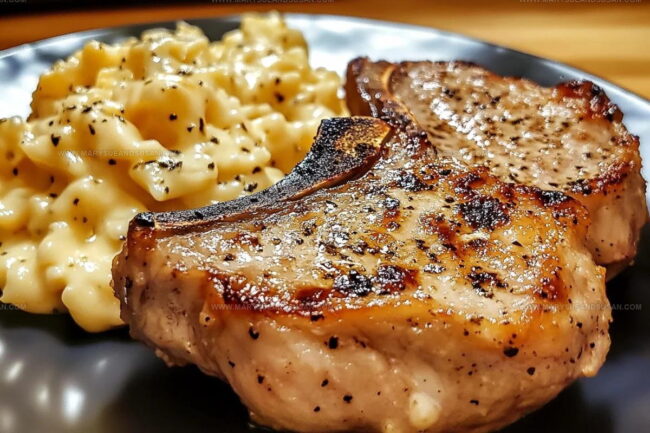 Steps to Prepare This Garlic Parmesan Pork Chops with Scalloped Potatoes
