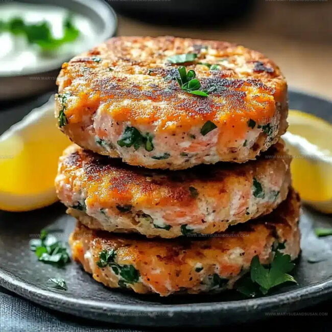 Technique for Achieving a Golden Crust on Salmon Patties