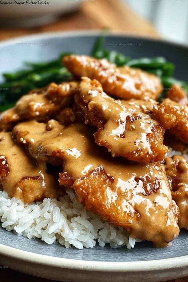 How to Make Chinese Peanut Butter Chicken