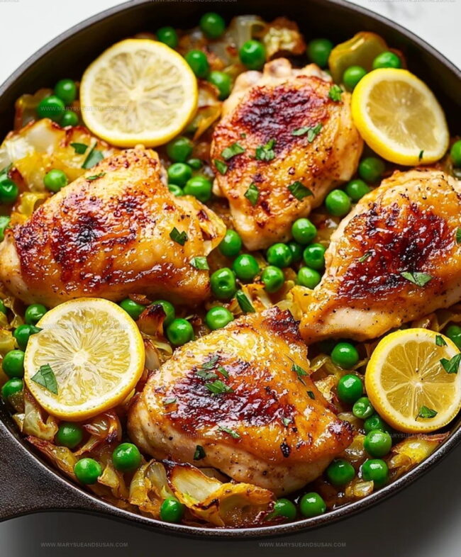 Step by Step Method for Crispy Chicken with Turmeric Cabbage