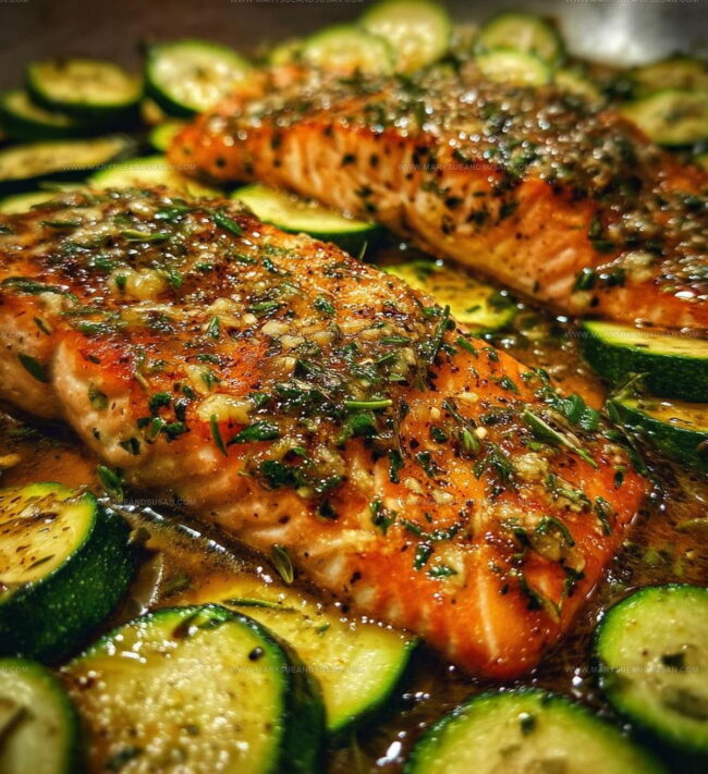 One-Pan Cooking Guide for Lemon Herb Salmon and Zucchini
