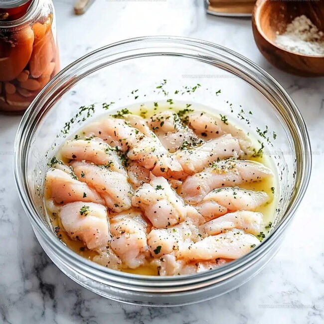 Lemon Garlic Parmesan Chicken Tenders Cooking Method